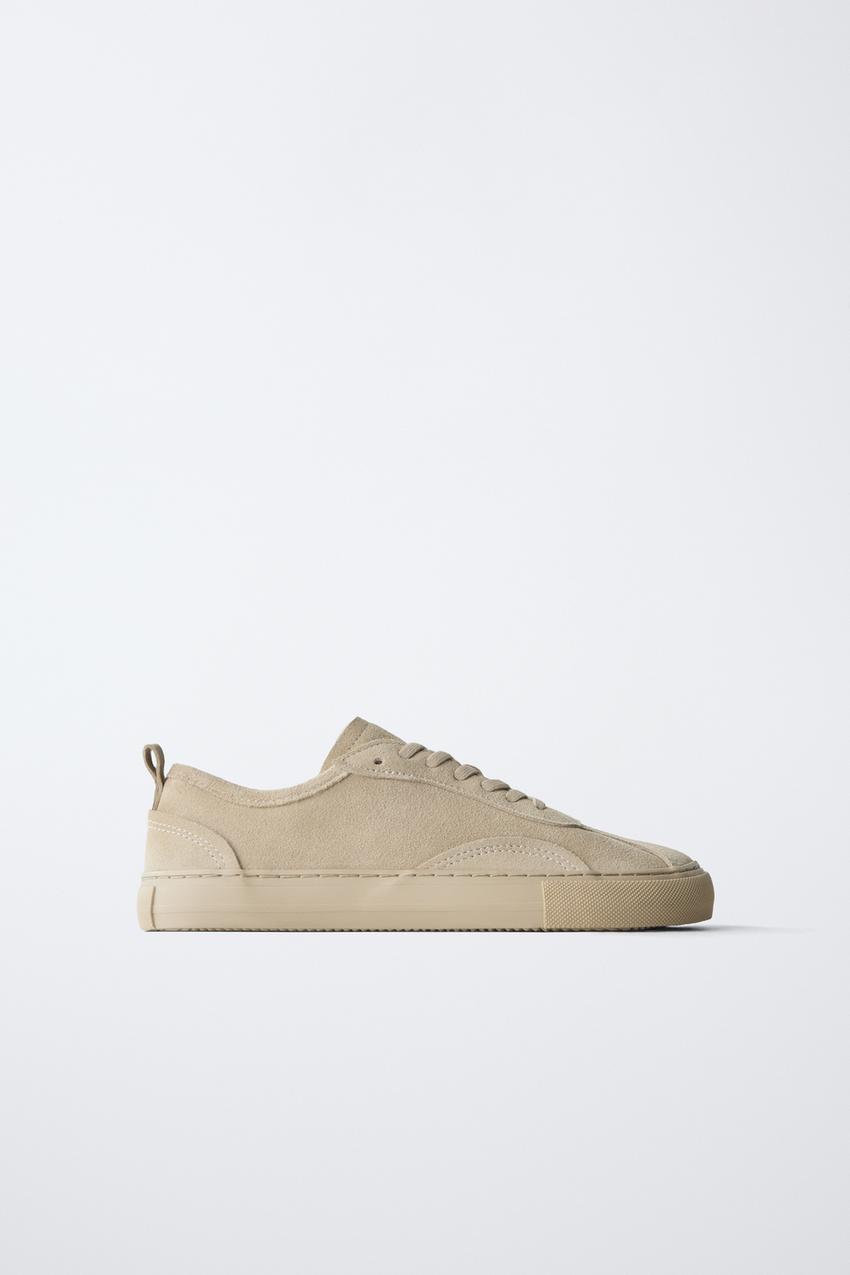 ZARA LEATHER BAREFOOT SNEAKERS — photo 1