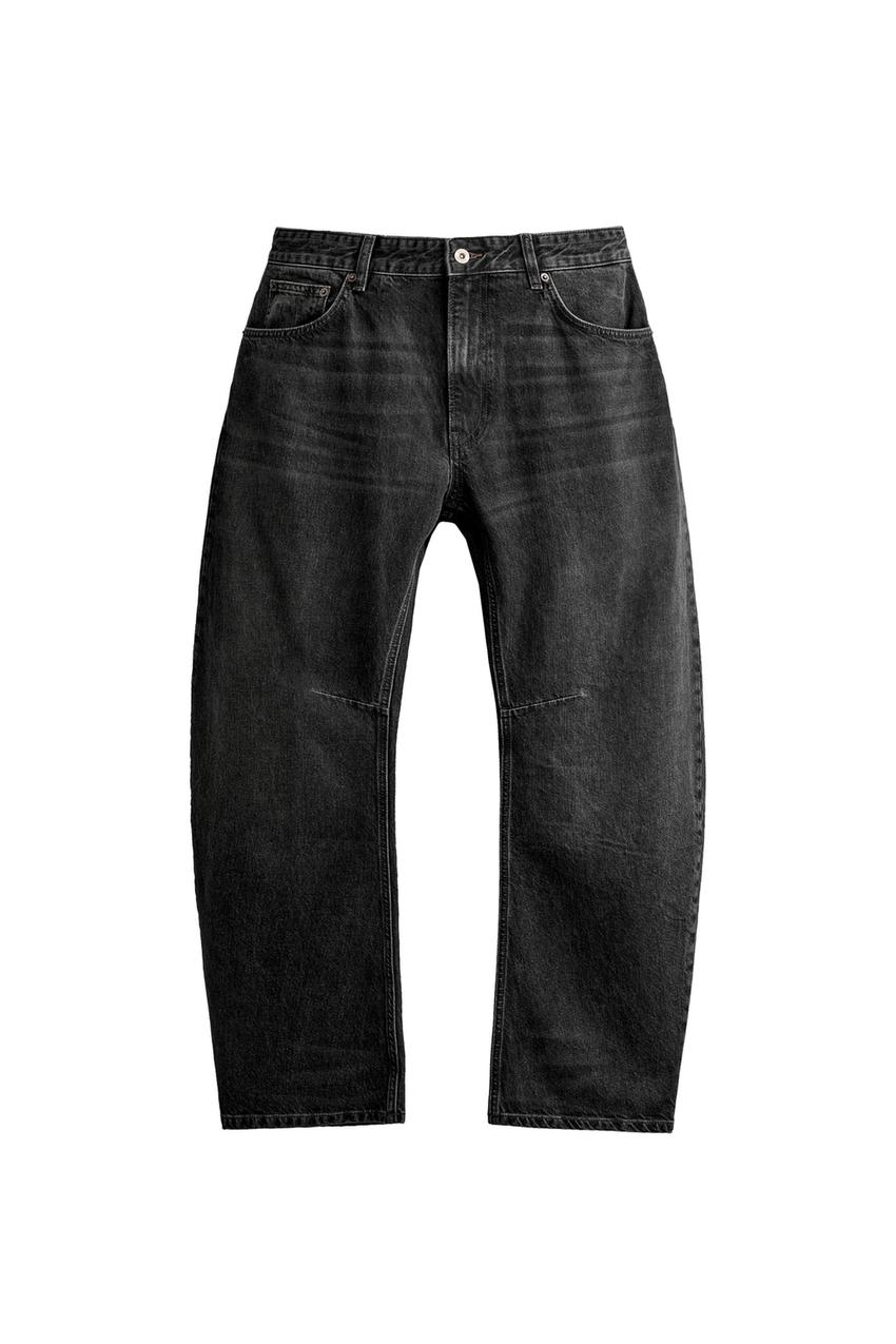 ZARA STRAIGHT BARREL FIT JEANS — photo 3
