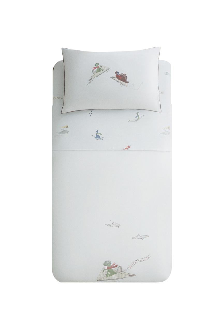 ZARA REVERSIBLE DINOSAUR KIDS' DUVET COVER — photo 3