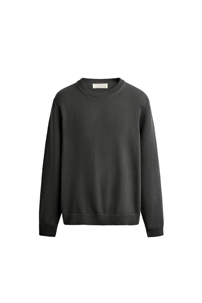 ZARA COTTON REGULAR FIT JUMPER — photo 3
