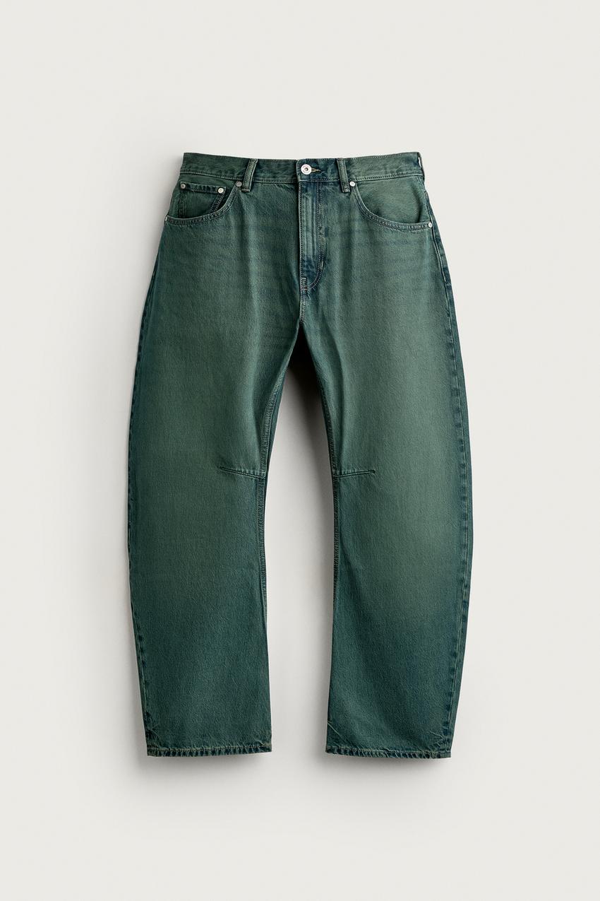 ZARA STRAIGHT BARREL FIT JEANS — photo 1