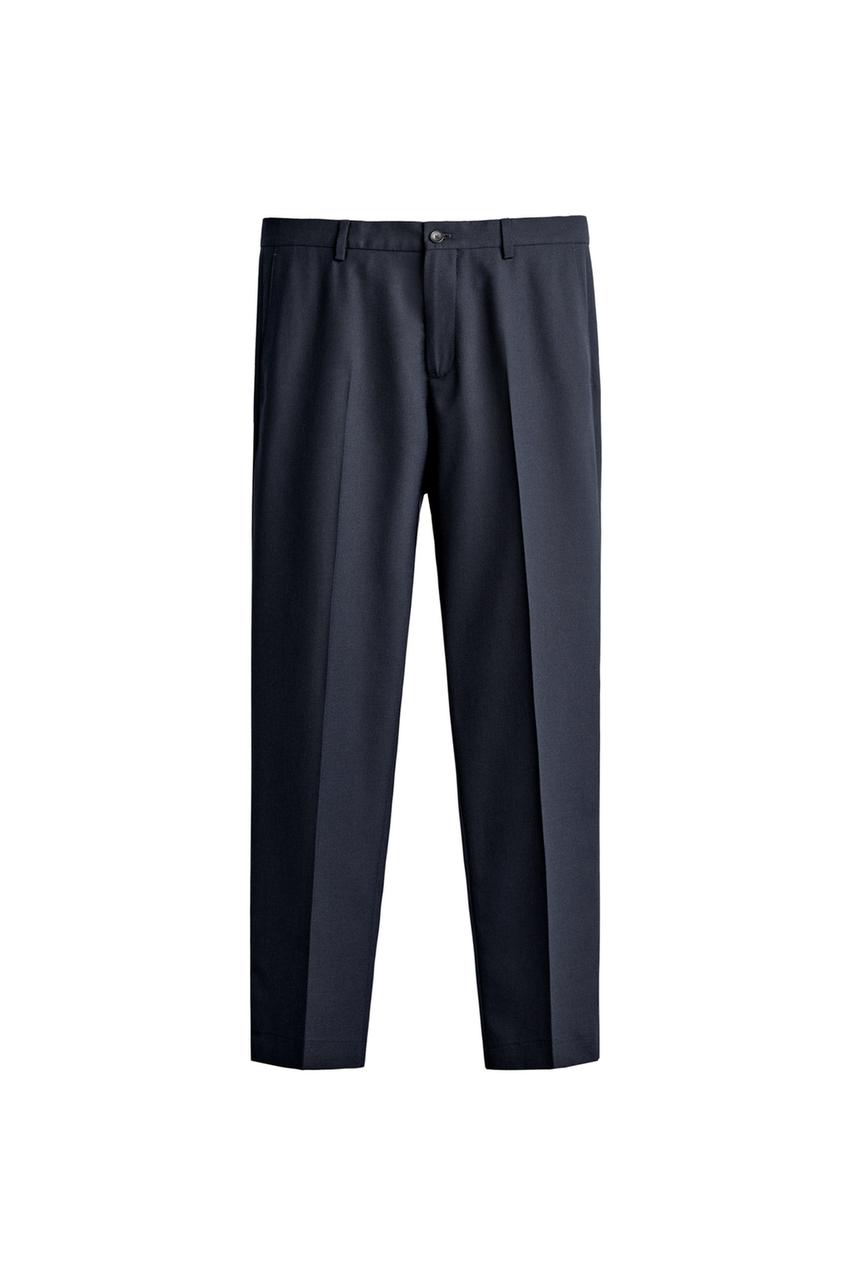 ZARA WOOL REGULAR FIT SUIT PANTS — photo 3