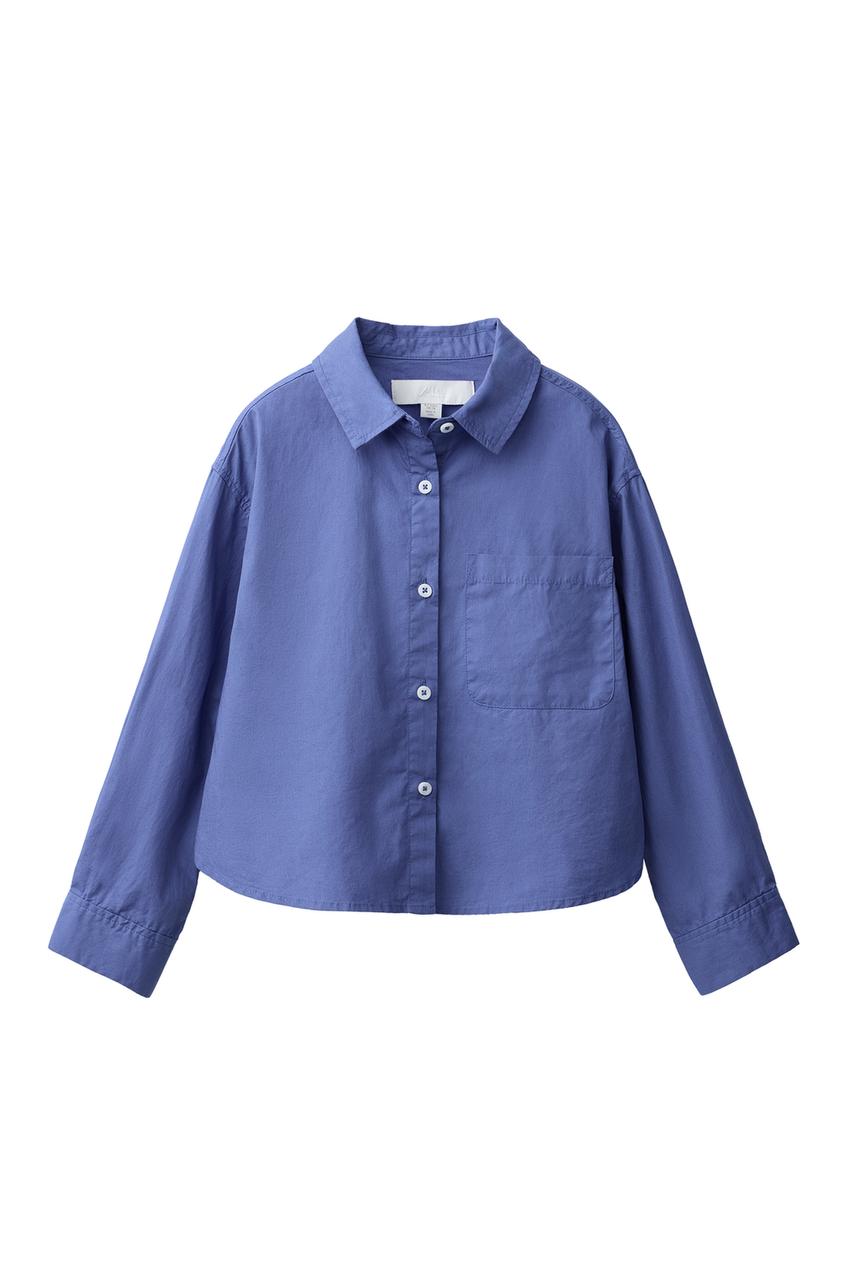 ZARA SOLID POPLIN SHIRT — photo 3