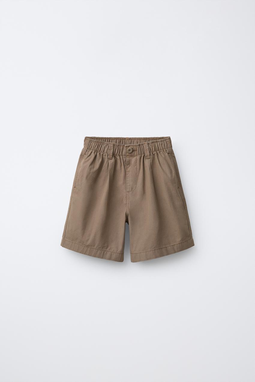 ZARA BALLOON ELASTIC SHORTS — photo 2