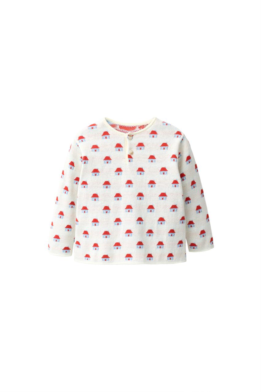 ZARA HOUSE JACQUARD KNIT SWEATER — photo 3