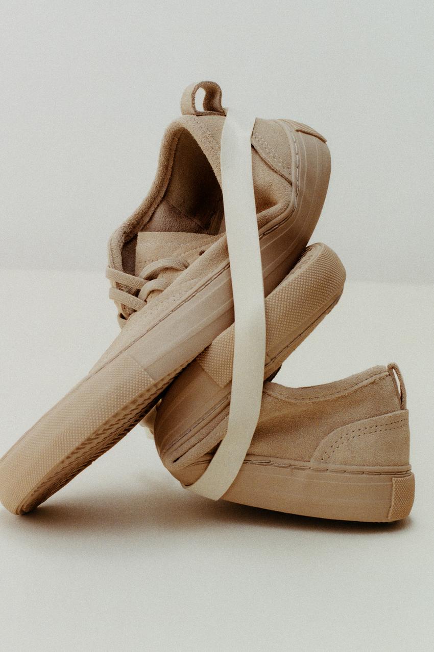 ZARA LEATHER BAREFOOT SNEAKERS — photo 4