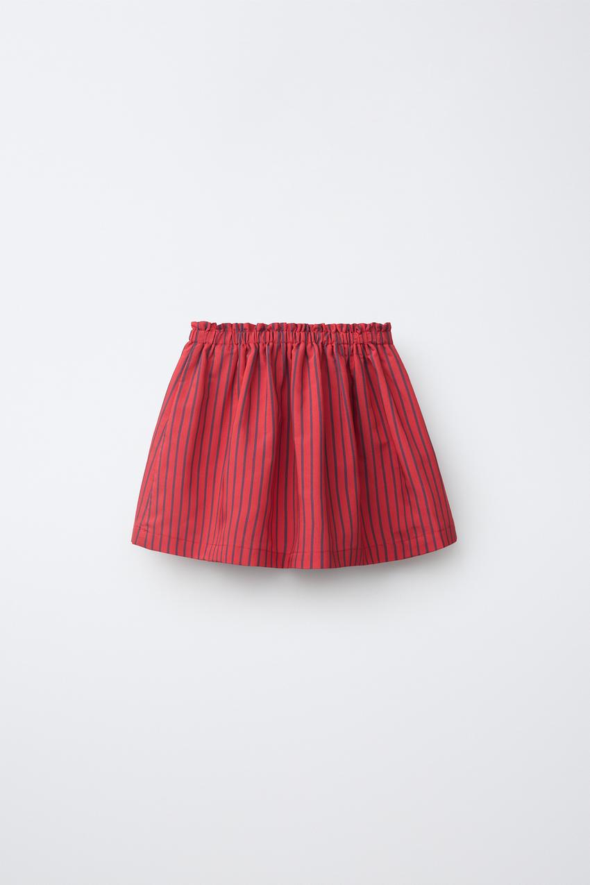 ZARA MODAL-BLEND STRIPED SKORT — photo 2