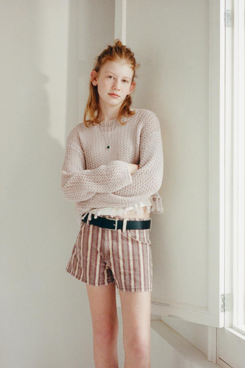 ZARA FRINGED KNIT JUMPER — photo 1