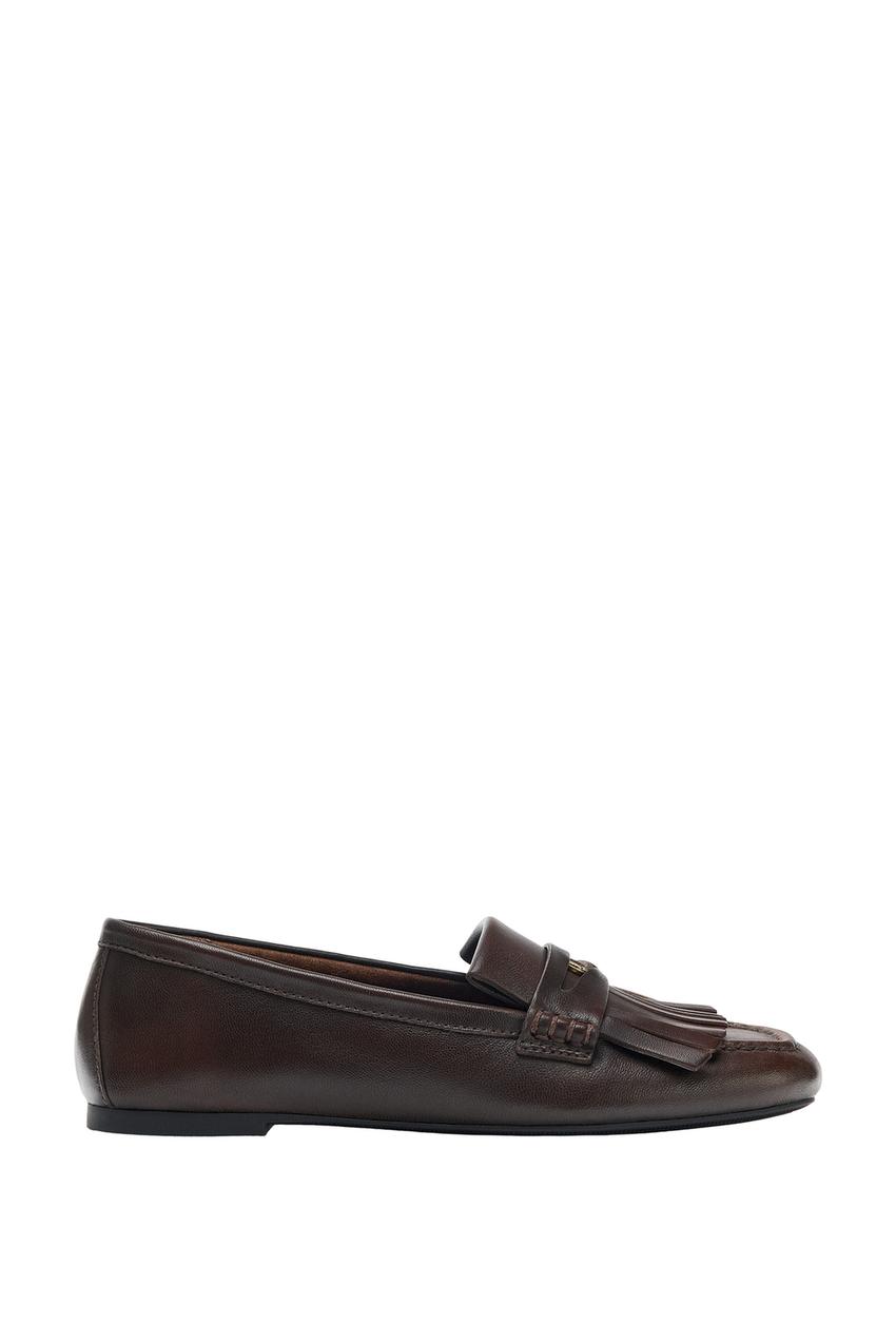 ZARA FRINGE LEATHER LOAFERS — photo 3