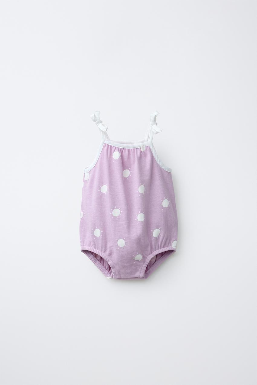 ZARA SUN PRINT ROMPER — photo 1