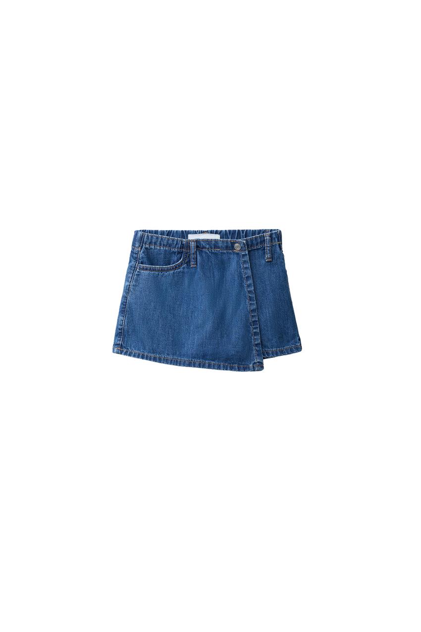 ZARA DENIM SKORT — photo 3