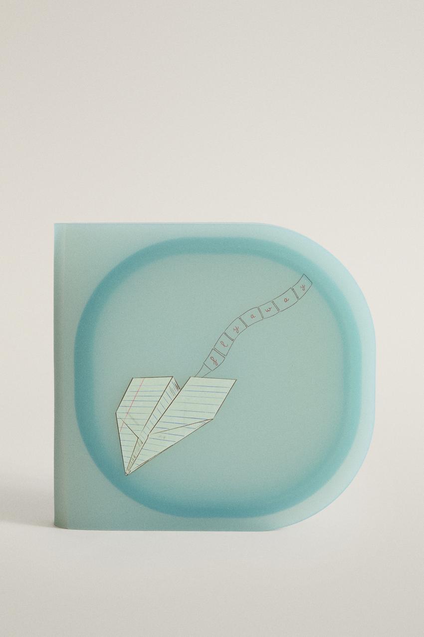 ZARA KIDS' SILICONE PAPER AIRPLANE LUNCH BOX — photo 1