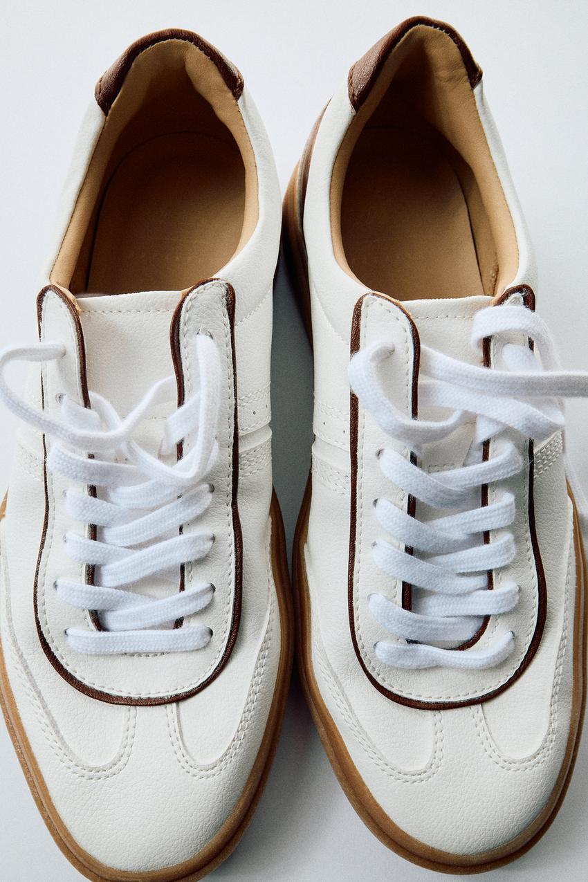 ZARA CONTRAST SNEAKERS — photo 2
