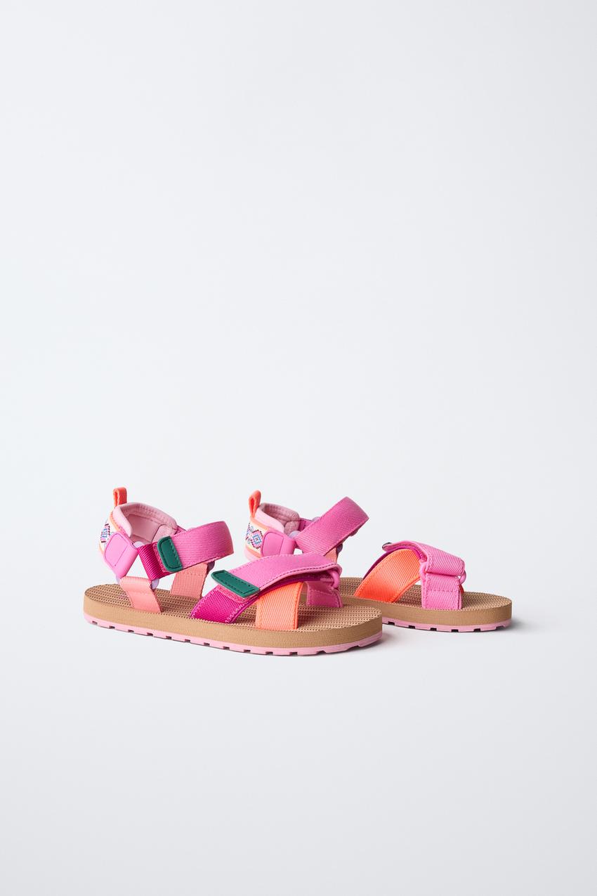 ZARA MULTICOLOR TECHNICAL SANDALS — photo 2