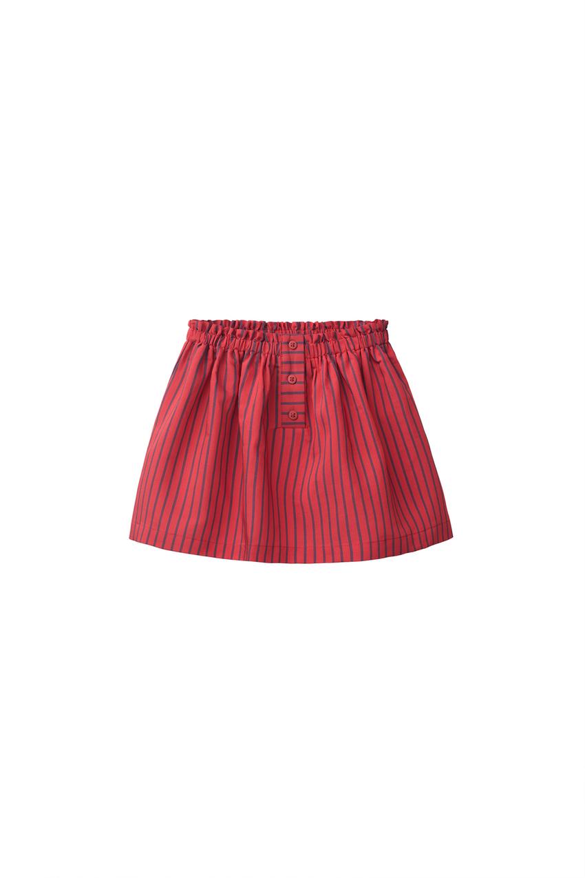 ZARA MODAL-BLEND STRIPED SKORT — photo 3