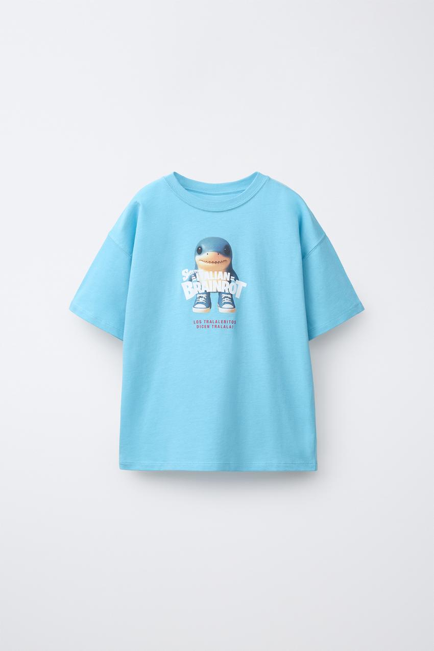 ZARA SKIFIDOL ITALIAN BRAINROT™ PRINTED T-SHIRT — photo 1