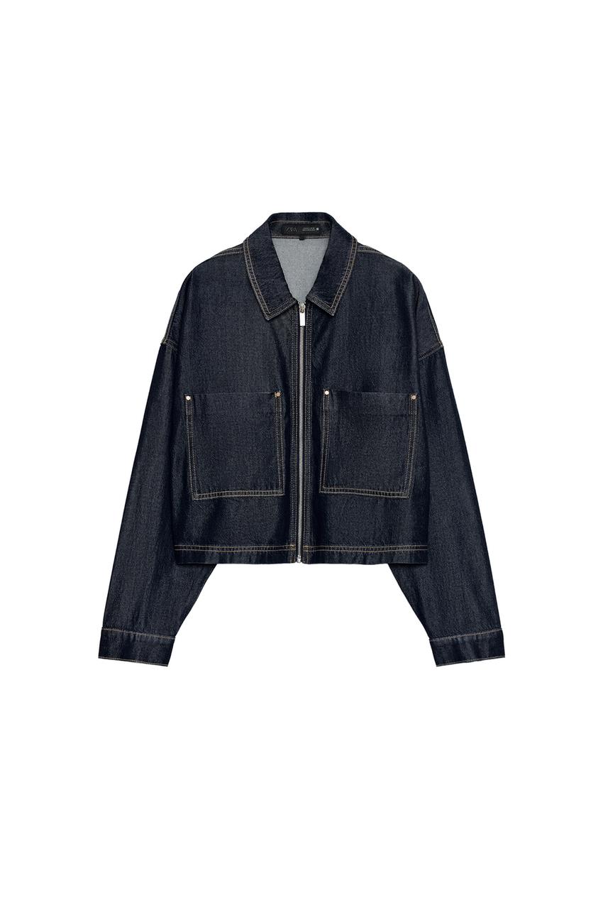 ZARA Z1975 SHORT ZIP JACKET — photo 3