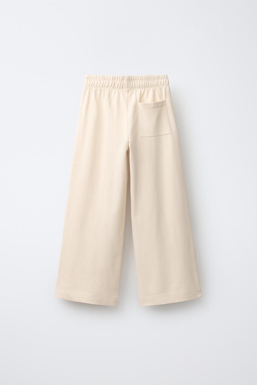 ZARA HEAVYWEIGHT WIDE LEG PANTS — photo 2