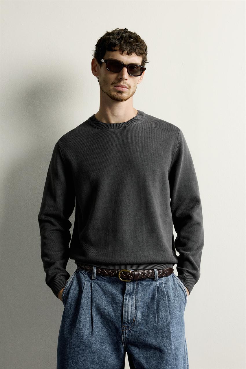 ZARA COTTON REGULAR FIT JUMPER — photo 2