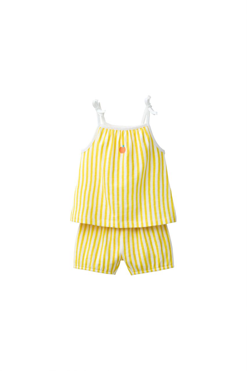 ZARA STRIPED T-SHIRT AND BLOOMER SET — photo 3
