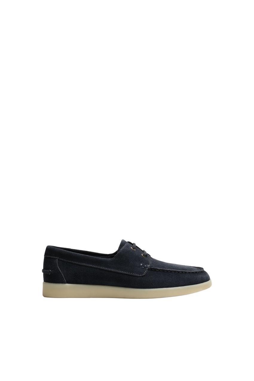 ZARA LEATHER BOAT SHOES — photo 3