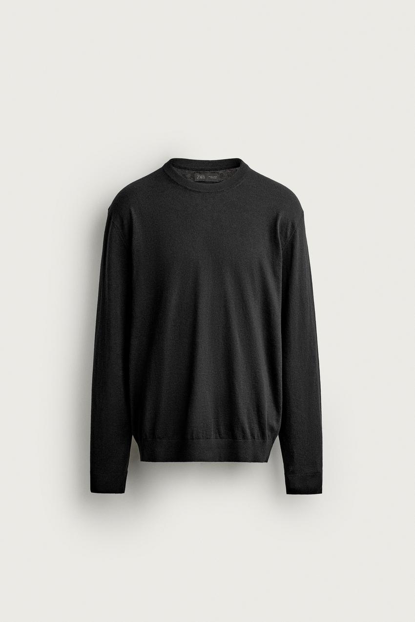 ZARA COTTON-CASHMERE REGULAR FIT SWEATER — photo 1
