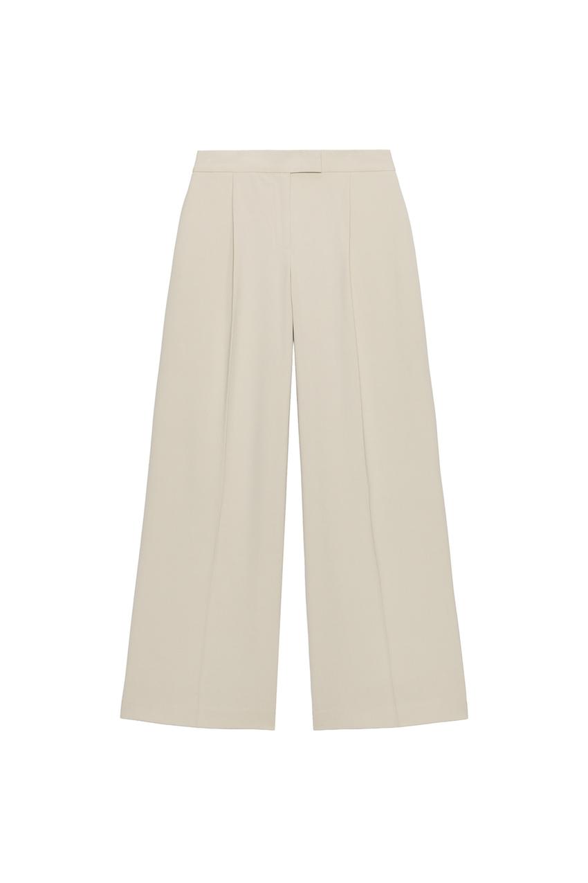 ZARA WIDE-LEG PLEATED PANTS — photo 3
