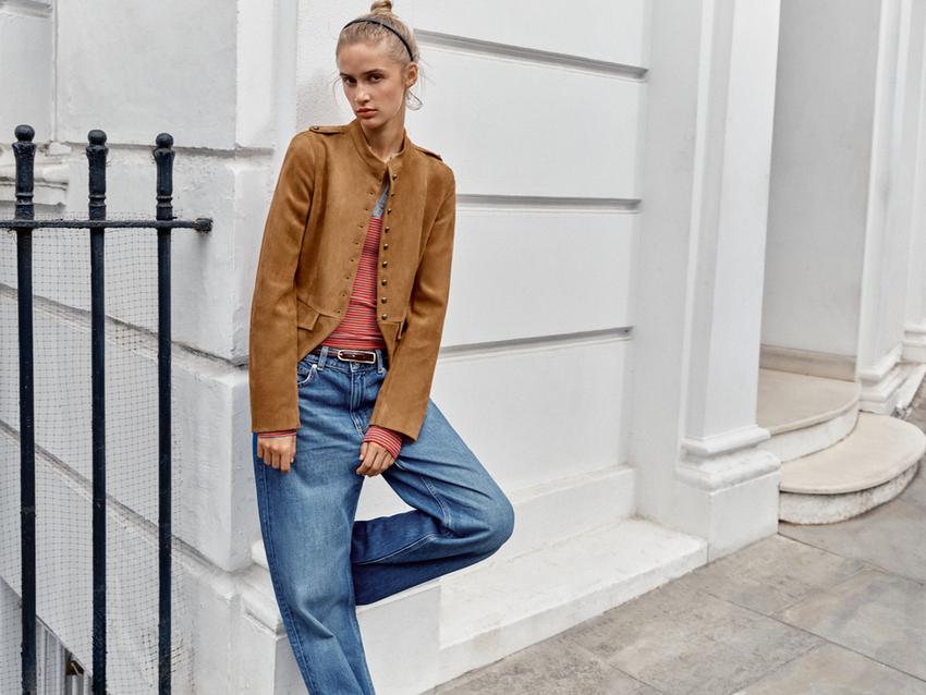 ZARA SHORT BUTTON-UP JACKET — photo 1