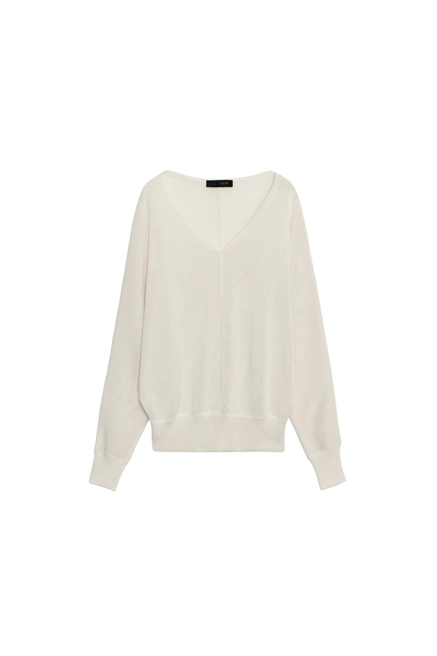 ZARA V-NECK KNIT JUMPER — photo 3