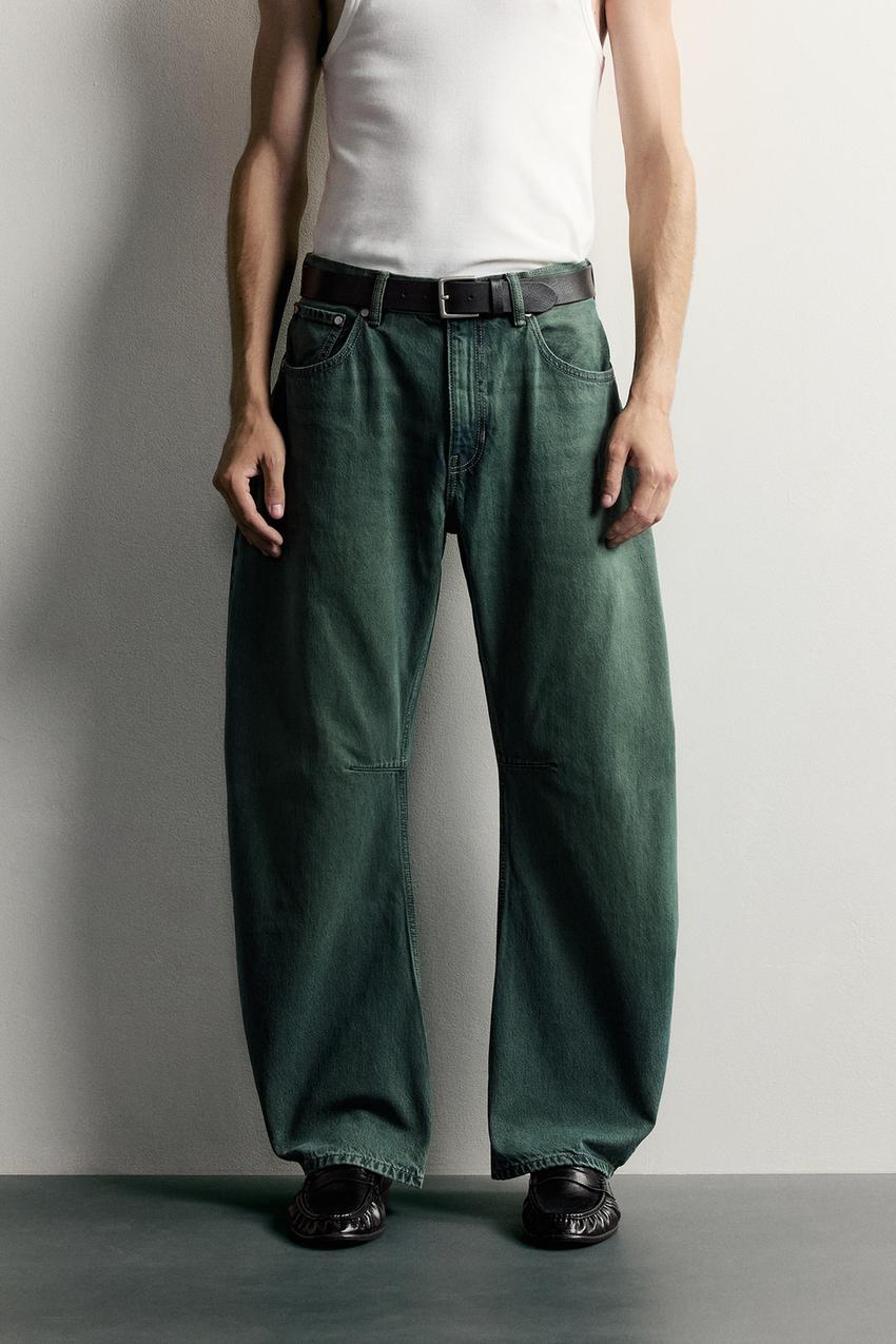 ZARA STRAIGHT BARREL FIT JEANS — photo 2