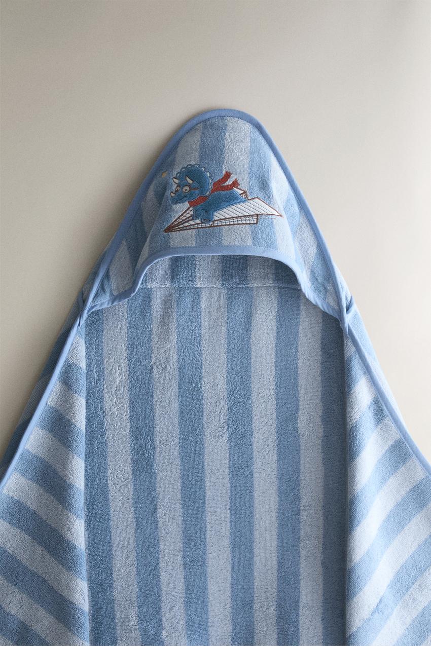 ZARA DINOSAUR KIDS' HOODED TOWEL — photo 1