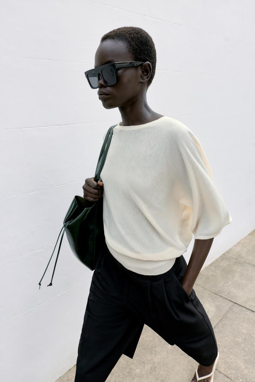 ZARA THREE-QUARTER SLEEVE KNIT JUMPER — photo 2