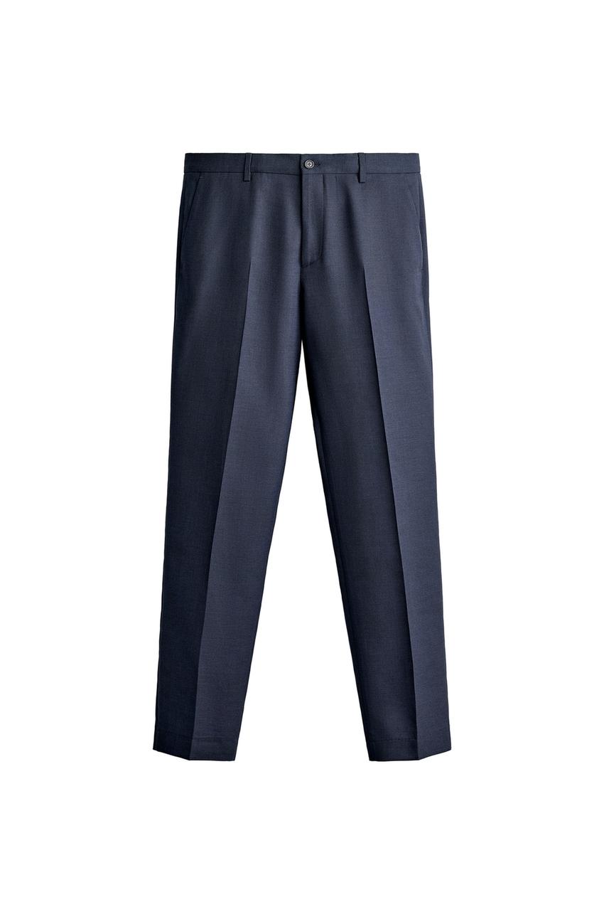 ZARA PLAID SUIT REGULAR FIT PANTS — photo 3