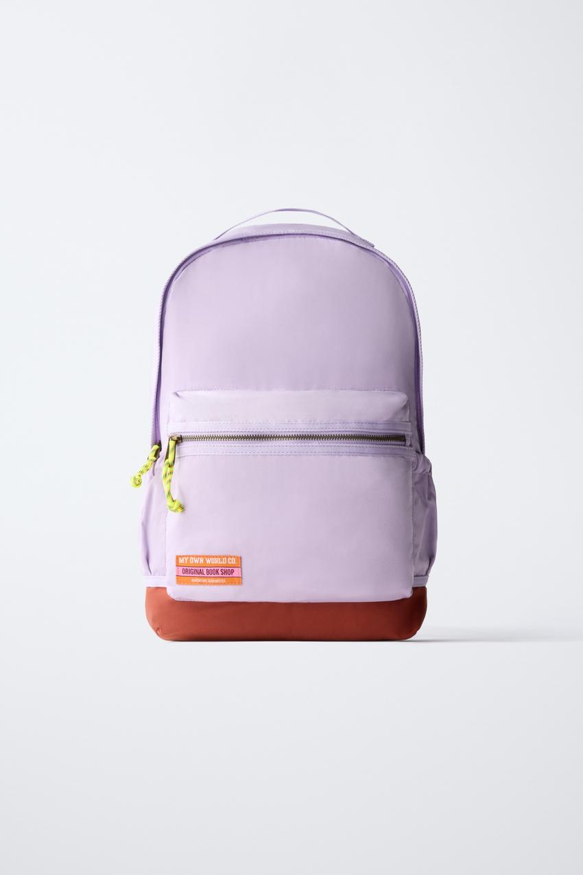 ZARA COLORBLOCK BACKPACK — photo 1