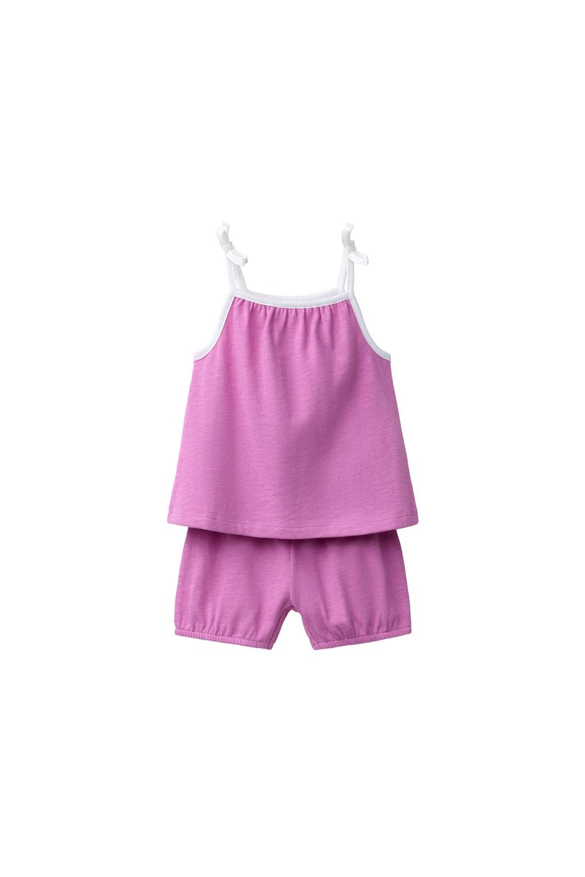 ZARA PLAIN T-SHIRT AND BLOOMER SET — photo 3