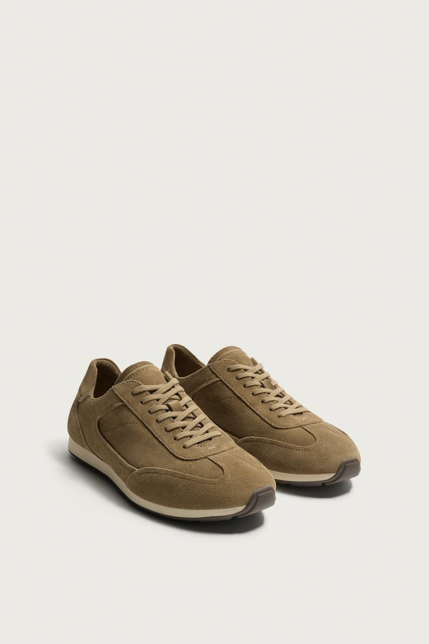 ZARA CASUAL LEATHER SNEAKERS — photo 2