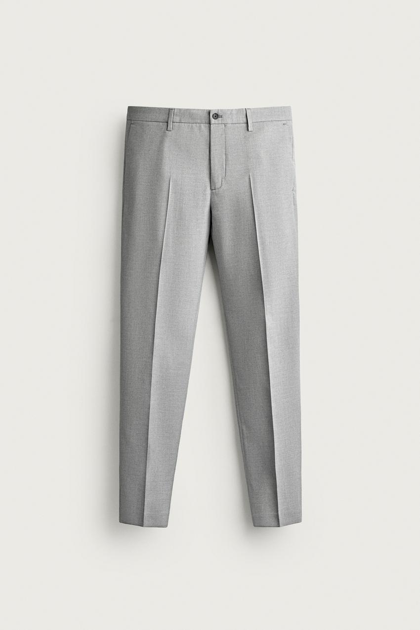 ZARA STRETCH SUIT PANTS — photo 1