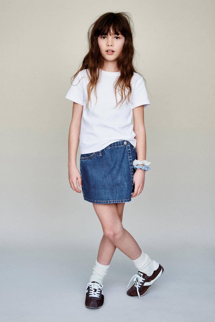 ZARA DENIM SKORT — photo 1