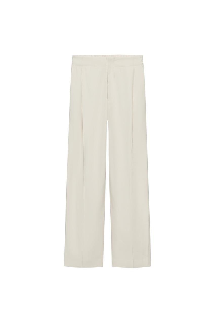 ZARA PLEATED FLOWY PANTS — photo 3