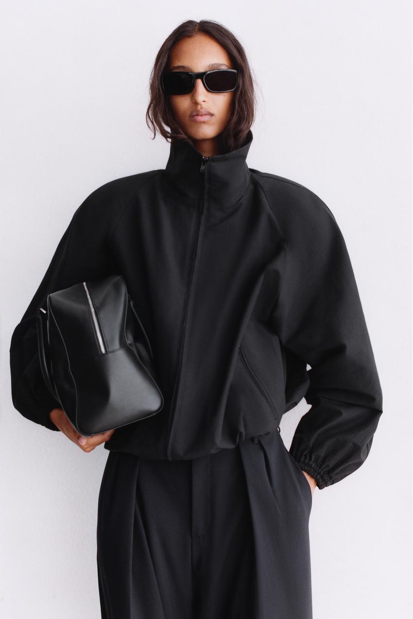 ZARA PLEATED FLOWY PANTS — photo 2