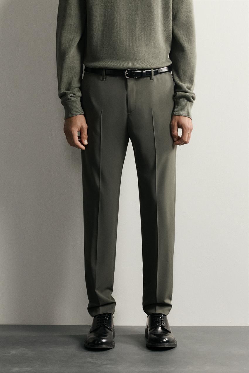 ZARA STRETCH SUIT PANTS — photo 2