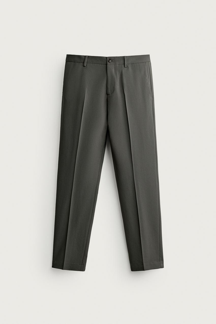ZARA STRETCH SUIT PANTS — photo 1