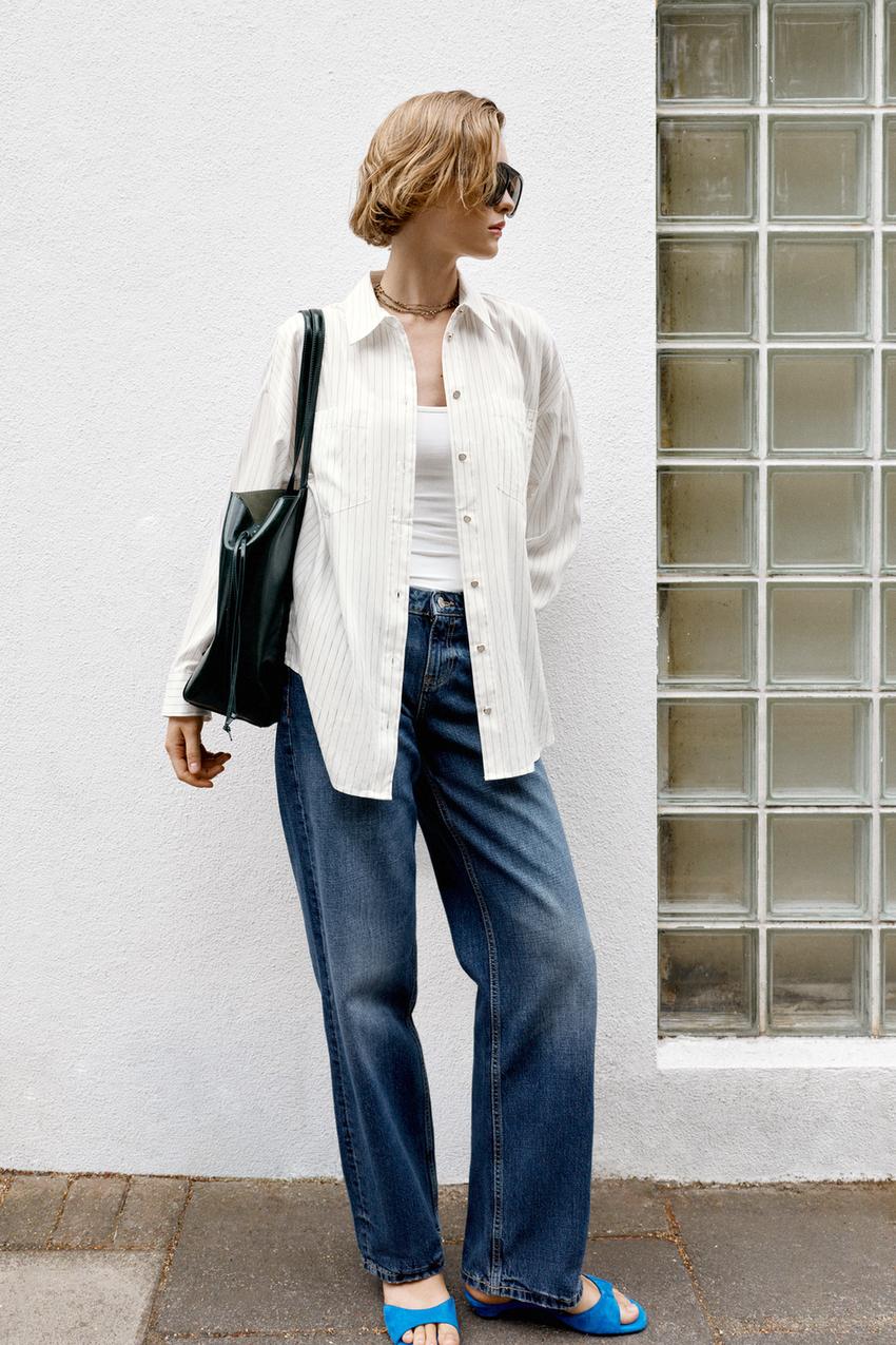 ZARA STRIPED SHIRT — photo 2