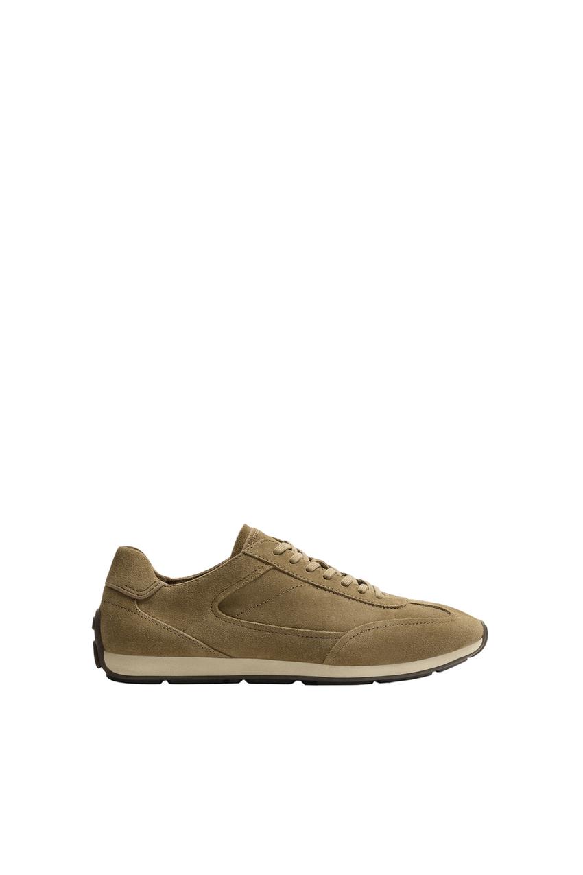 ZARA CASUAL LEATHER SNEAKERS — photo 3