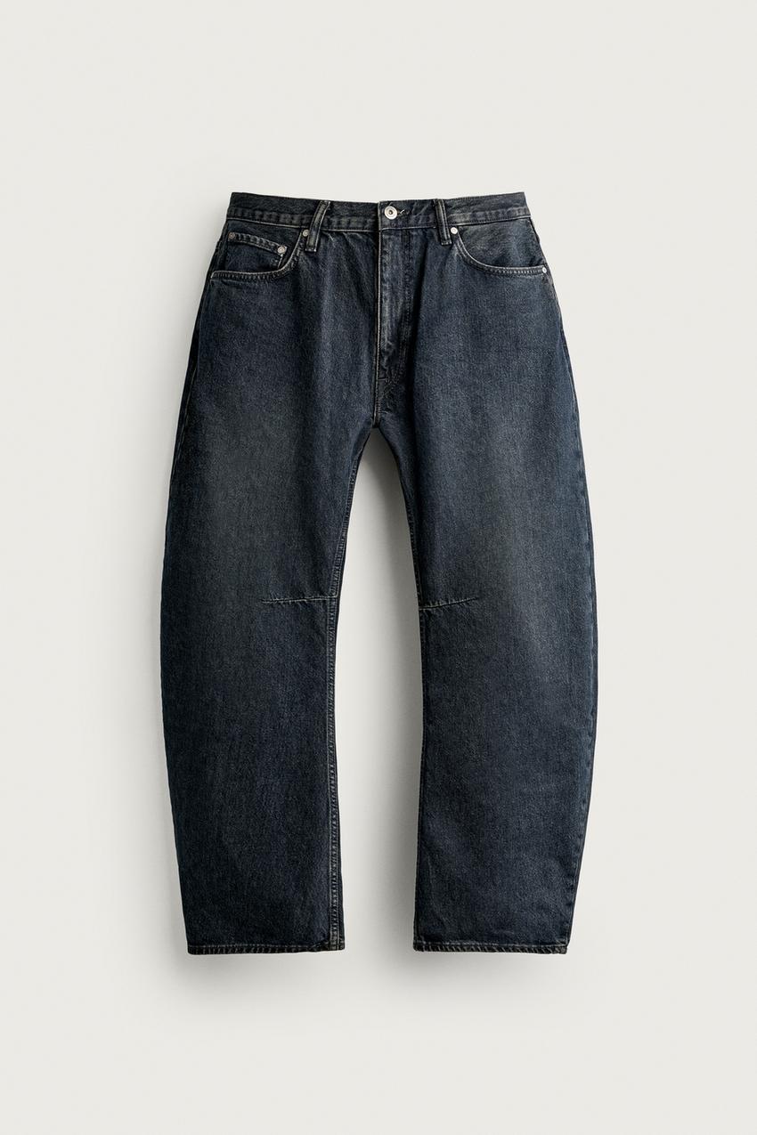 ZARA STRAIGHT BARREL FIT JEANS — photo 1