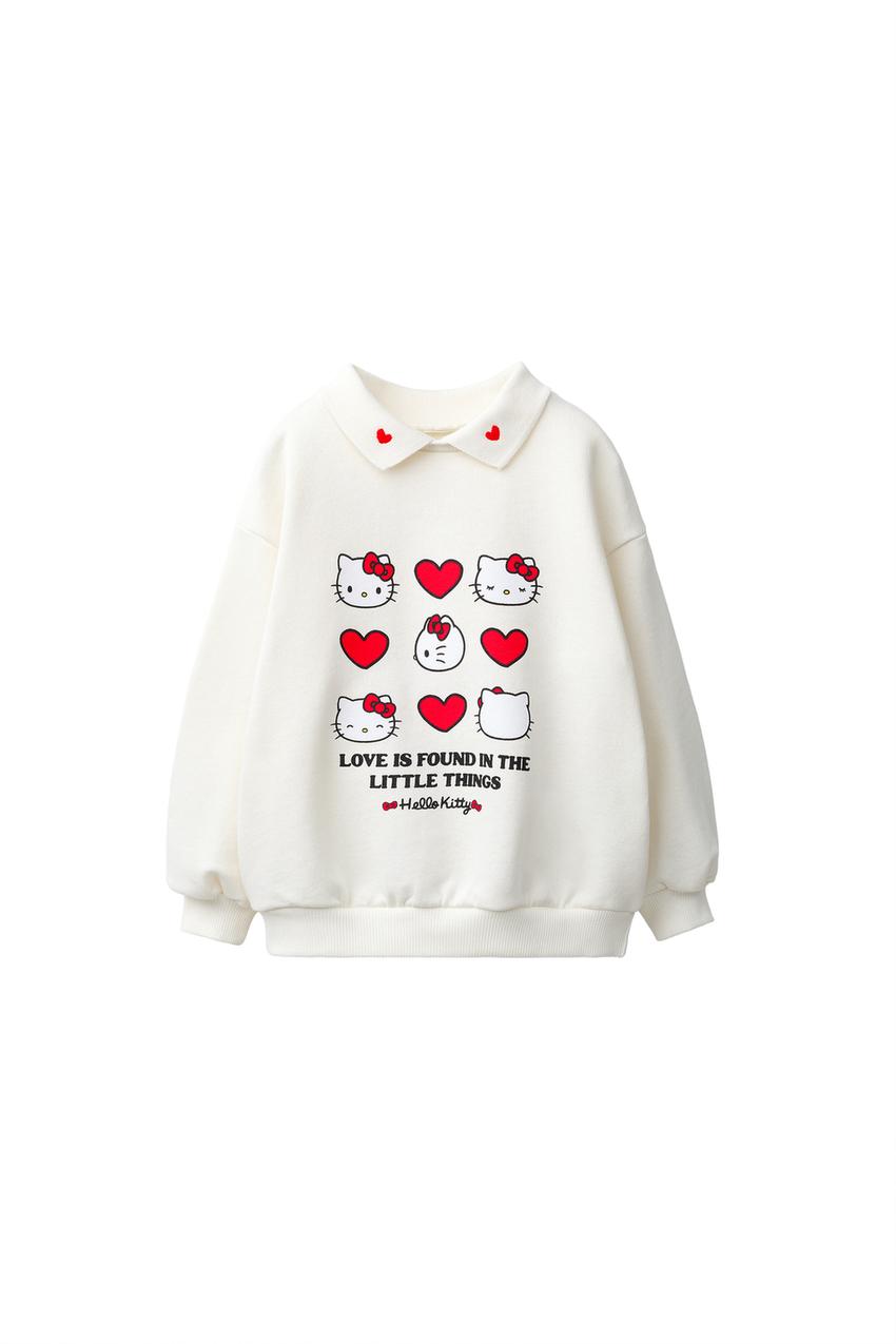 ZARA HELLO KITTY © SANRIO POLO SWEATSHIRT — photo 3