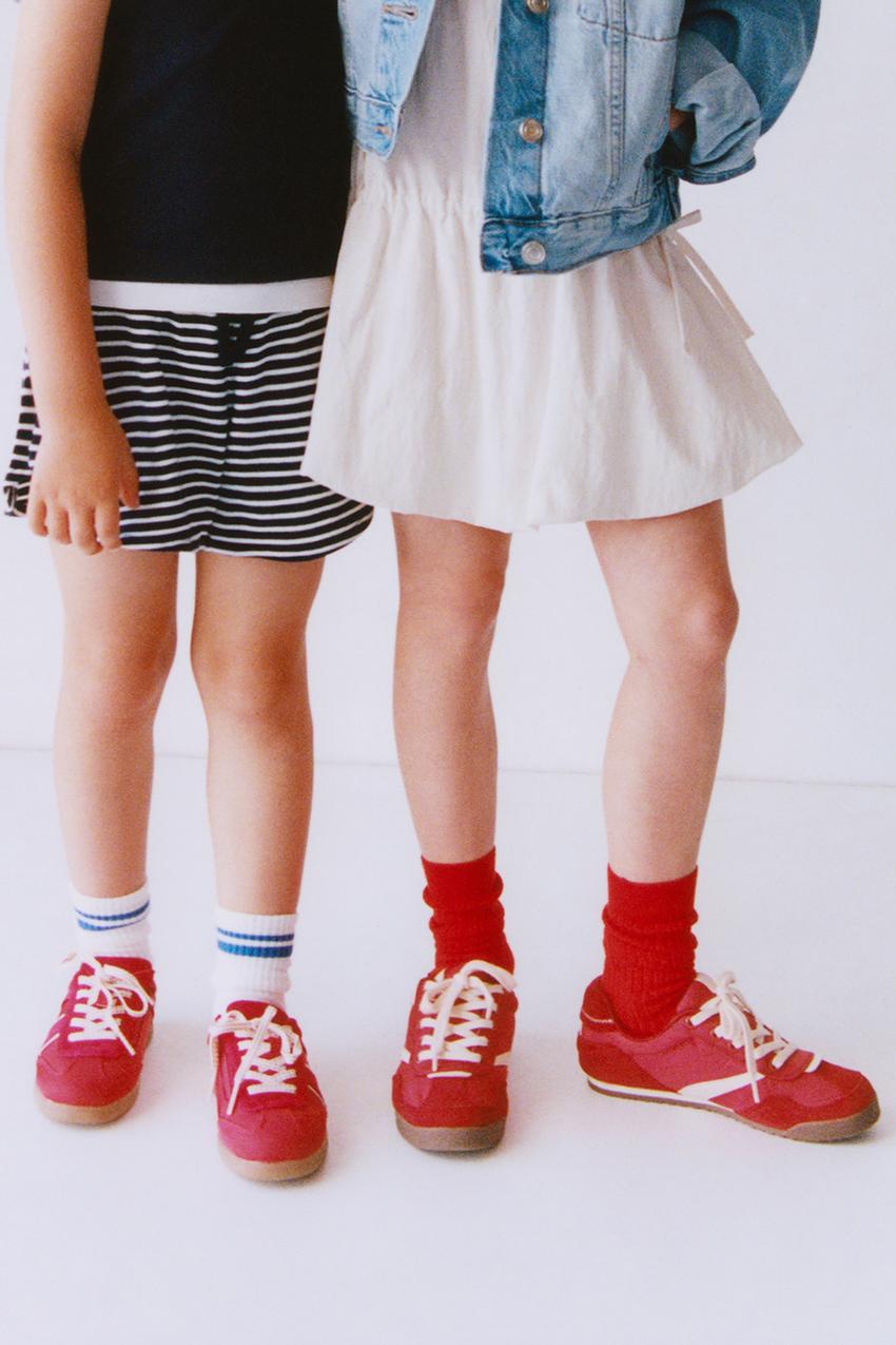 ZARA COLOR-BLOCK HIGH-TOP SNEAKERS — photo 4