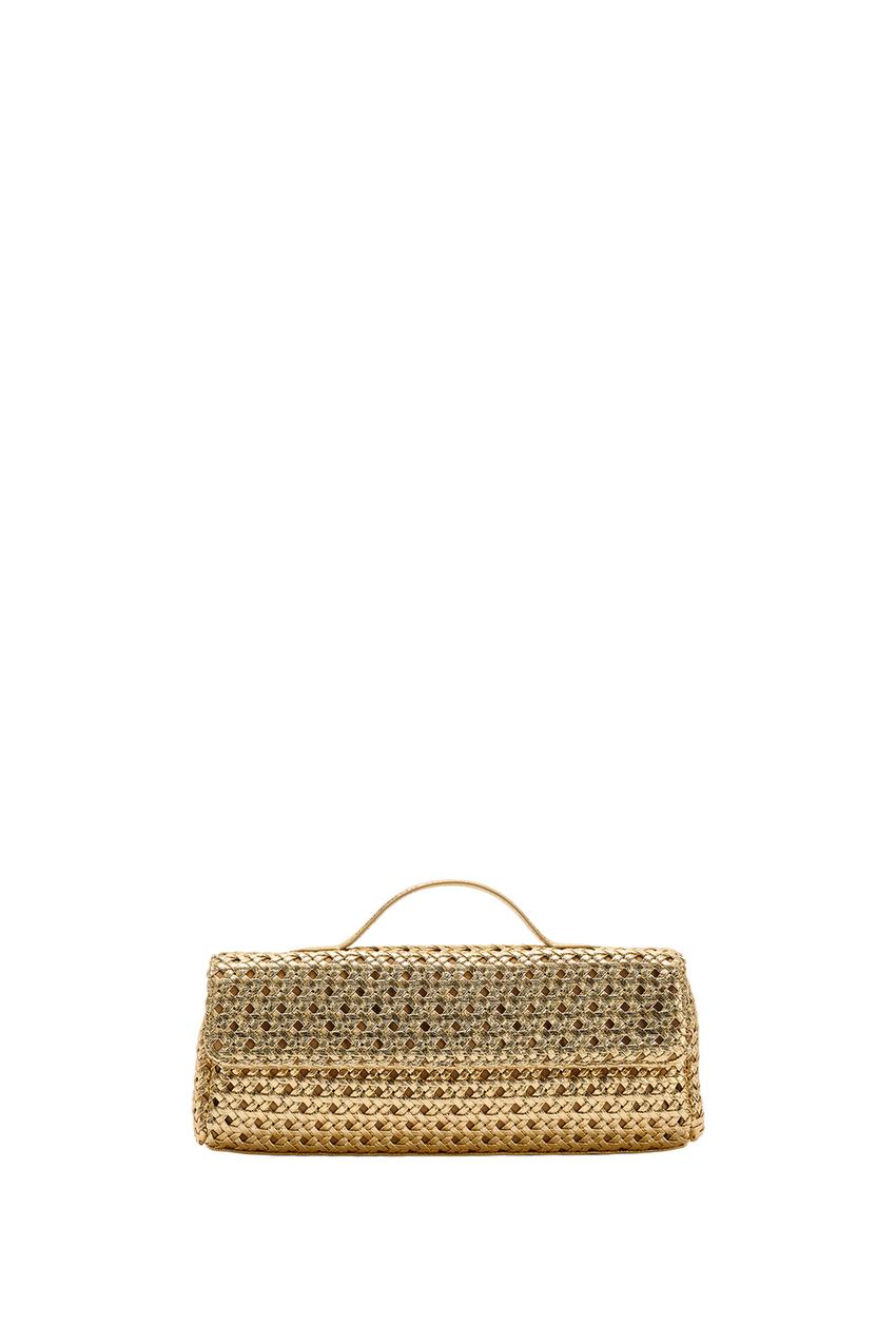 ZARA WOVEN ENVELOPE BAG — photo 3