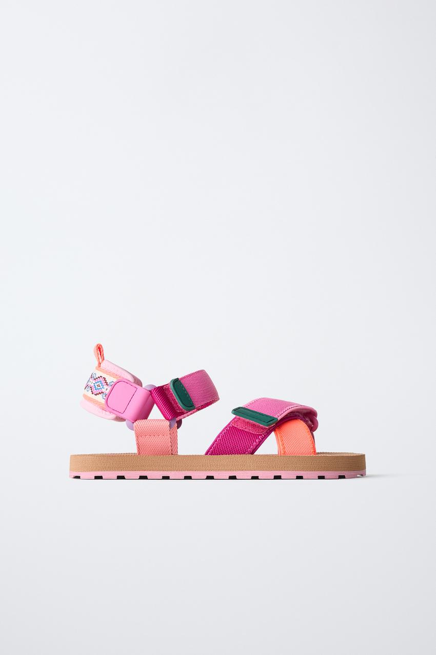 ZARA MULTICOLOR TECHNICAL SANDALS — photo 1