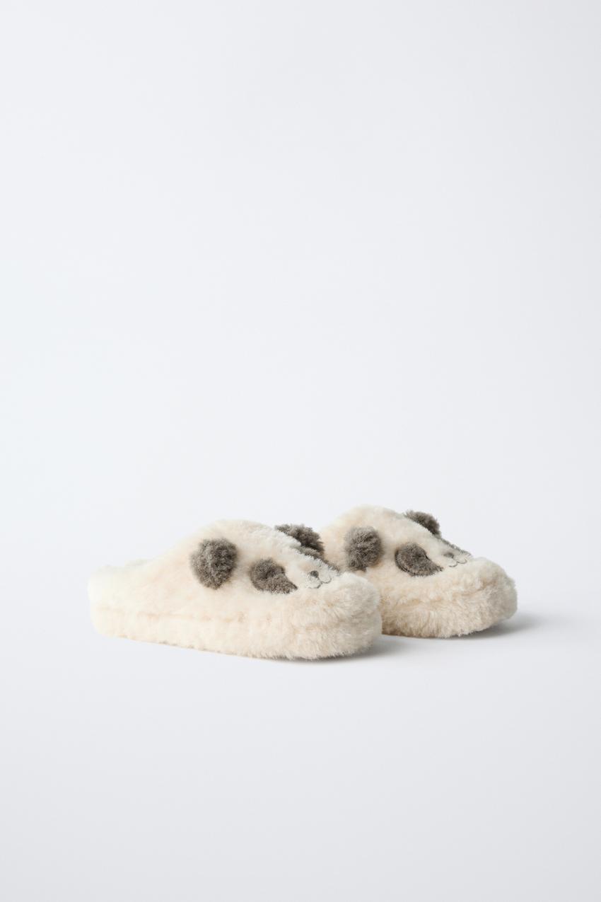 ZARA PANDA SLIPPERS — photo 2